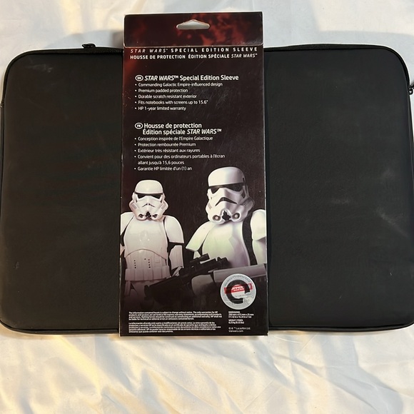 HP Star Wars special edition sleeve for laptops or tablets up yo 15.6” new - Picture 2 of 6